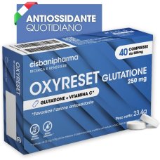 Oxyreset - integratore antiossidante Glutatione, Vite Rossa e Vitamina C- 24 compresse 