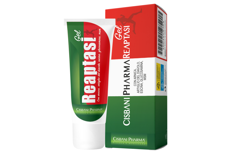 Reaptasi - crema lenitiva, sollievo riscaldante Artiglio del diavolo, Escina, Glucosamina e MSM - 100 ml
