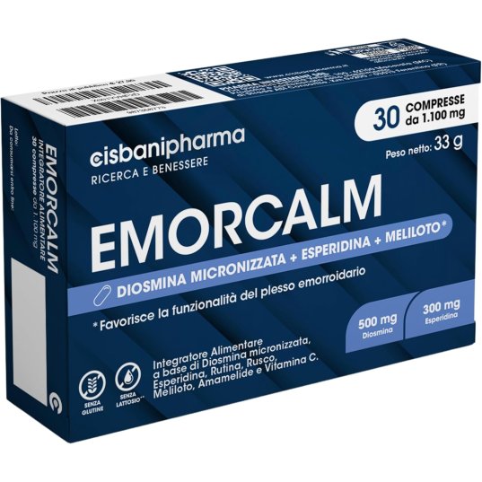Emorcalm compresse  - integratore trattamento emorroidi e ragadi – 30 compresse 