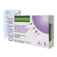 Gesfert - integratore fertilità Resveratrolo, Acido folico, Maca, Zinco e Vitamine - 60 compresse