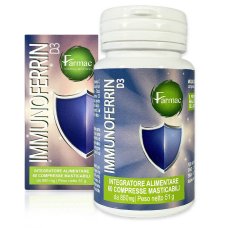 Immunoferrin - lattoferrina pura con Vitamina C, D e Zinco – 60 compresse