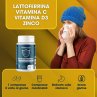 Immunoferrin - integratore Lattoferrina pura, Vitamina C, D e Zinco – 60 compresse 