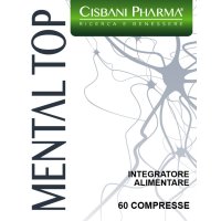 Mentaltop - integratore a base di Fosfoserina e Vitamina B6 per il sistema nervoso - 60 compresse