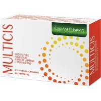 Multicis - integratore multivitaminico completo per stanchezza - 30 compresse