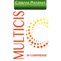 Multicis - integratore multivitaminico completo per stanchezza fisica e mentale - 90 compresse