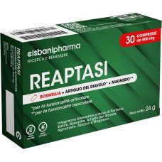Reaptasi 30 compresse da 800mg - integratore Artiglio del diavolo, Partenio, Salice e Boswellia contro gli stati di tensione muscolare 