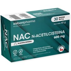 CISBANI PHARMA NAC 600 mg N-Acetilcisteina Integratore, 30 Bustine Solubili