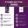 SonnoSeren Notte 60 compresse - integratore Melatonina pura 1mg, Biancospino, Passiflora, Valeriana e Melissa per rilassamento e Sonno