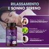 SonnoSeren Notte 60 compresse - integratore Melatonina pura 1mg, Biancospino, Passiflora, Valeriana e Melissa per rilassamento e Sonno