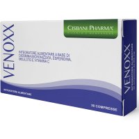 Venoxx 30 compresse - integratore a base di Diosmina, Esperidina Meliloto e Vitamina C per la funzionalità della circolazione venosa e del plesso emorroidario