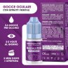 Zeaxalutein Collirio 10ml - gocce oculari con Acido Ialuronico, Camomilla, Eufrasia e Amamelide per arrossamento e secchezza occhi