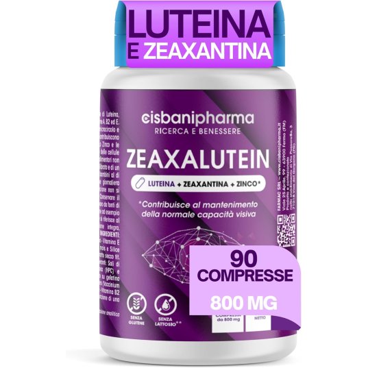 Zeaxalutein 90 compresse - integratore Luteina, Zeaxantina e Mirtillo nero per il benessere degli occhi 
